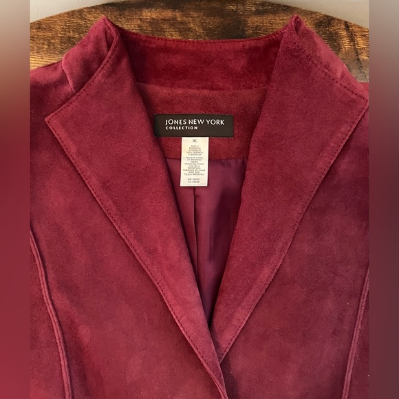 Jones New York Collection | womens suede jacket. Size: XL - Picture 3 of 14